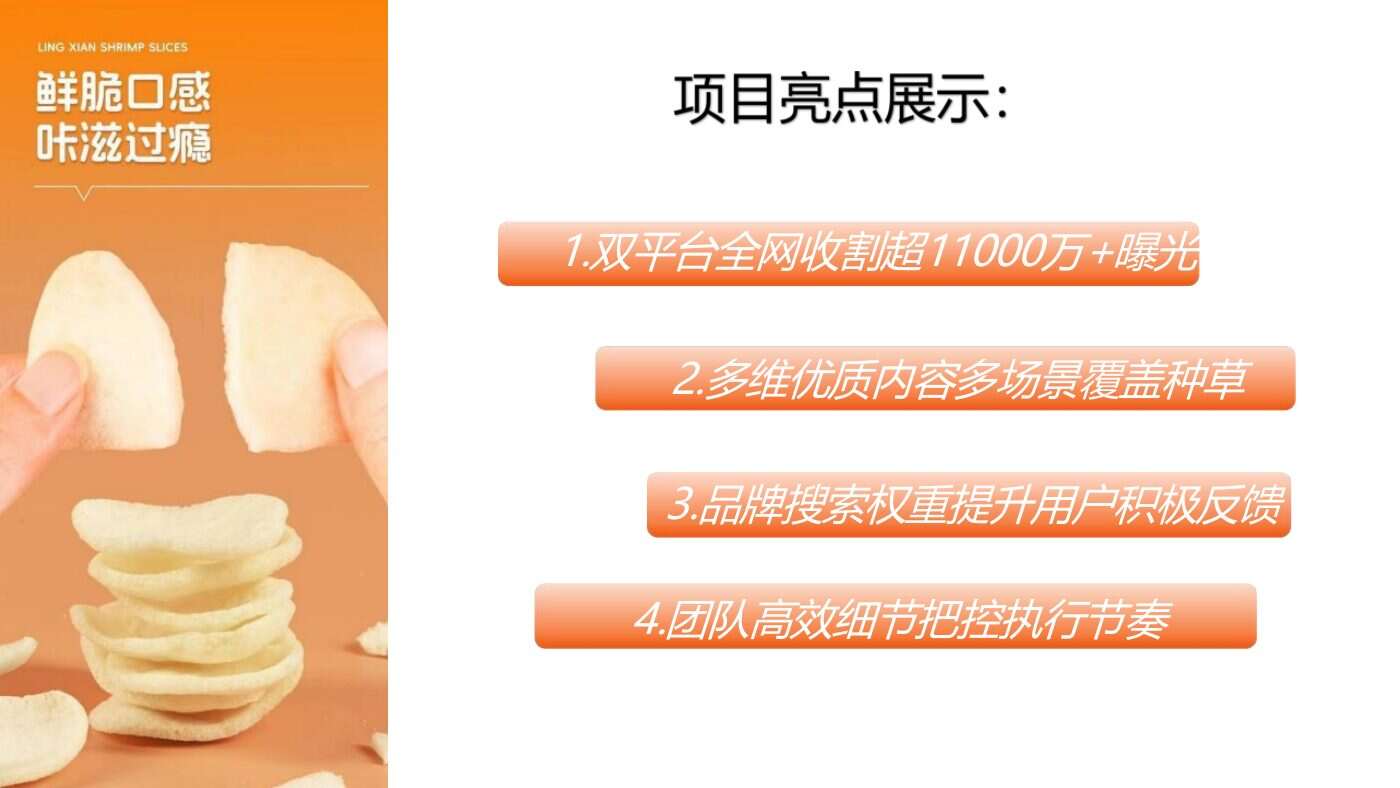 某食品品牌双平台投放结案 案例完整内容
