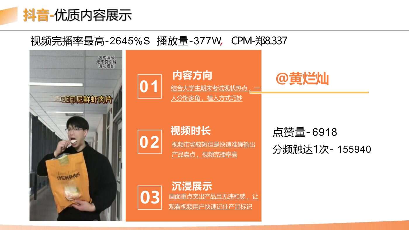 某食品品牌双平台投放结案 案例完整内容